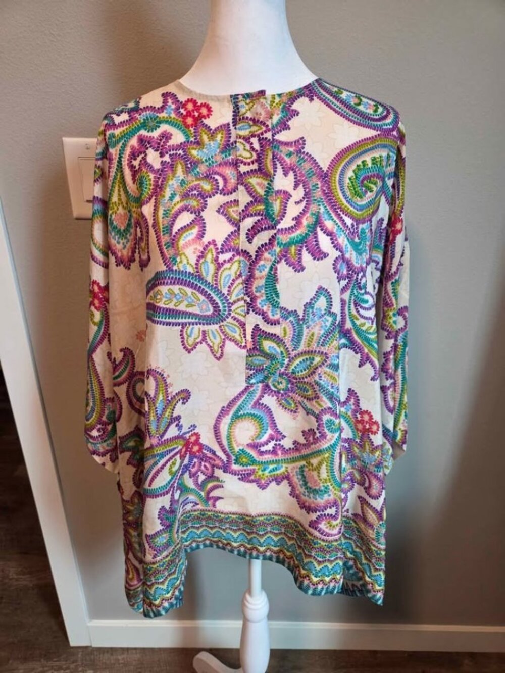 Johnny Was womens poncho style top new with tags size L/XL